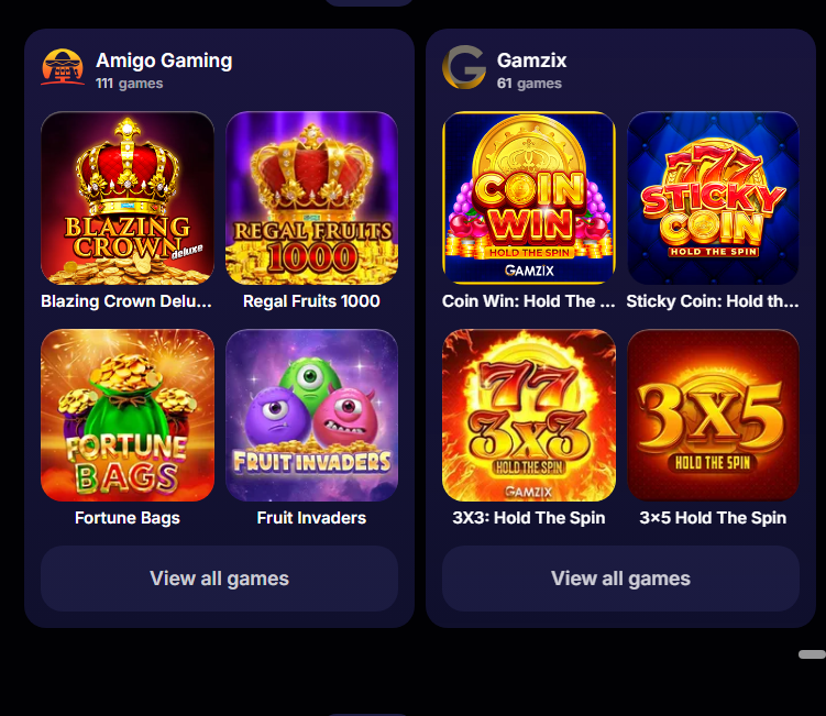 NV Casino Spielangebot